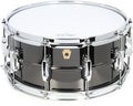 Ludwig Black Beauty Snare Drum - 6.5 inches x 14 inches, Brass Snare Drum - Black Nickel 6.5" x 14" Brass Snare Drum with 1.22mm Shell and 2.3mm Triple-flanged Hoops - Black Nickel $ 919 .00 Or $ 26 .00 /month § with 36 month financing * i Bundle Savings Available! (17) In Stock Compare